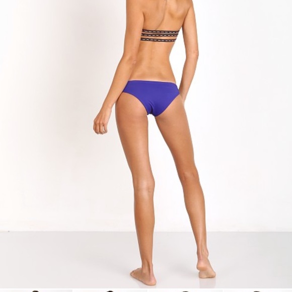 L*space Goldie bikini top and misty bikini bottom in sapphire - Picture 4 of 4